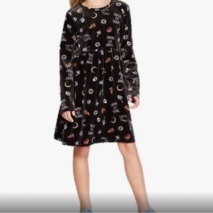art class Halloween Velour Stretch Dress